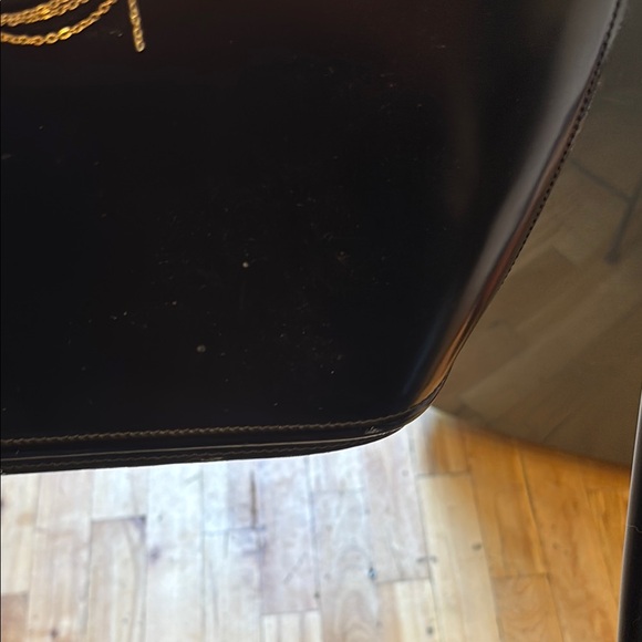 Bally Black Shoulder Bag with Gold-Tone Hardware - Picture 4 of 7